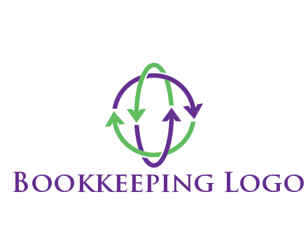 arrows intertwining with each other trade logo