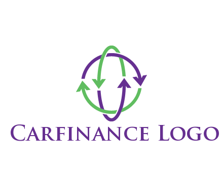 arrows intertwining with each other trade logo