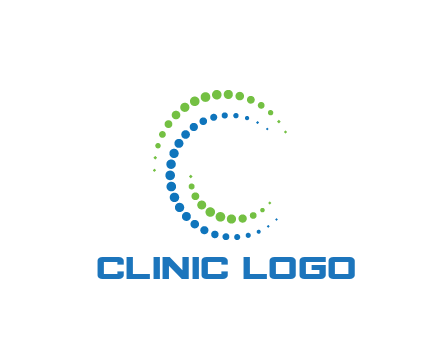 circles spiraling in circle medical logo