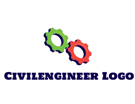 gears together engineering logo