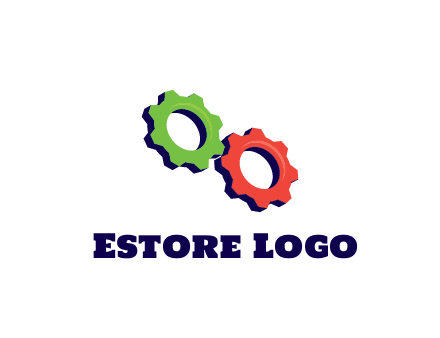 gears together engineering logo