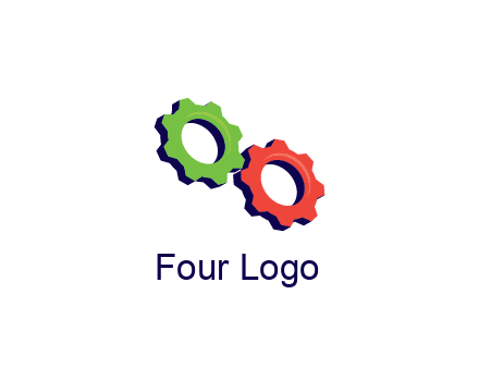 gears together engineering logo