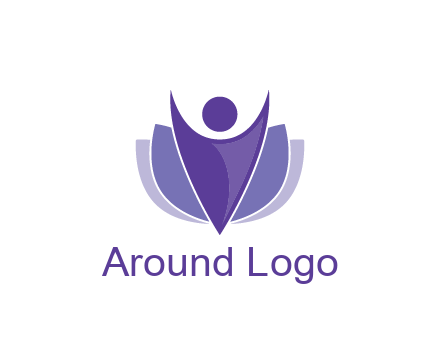 people icon with shield community logo