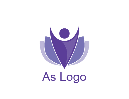 people icon with shield community logo