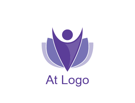 people icon with shield community logo