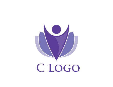 people icon with shield community logo