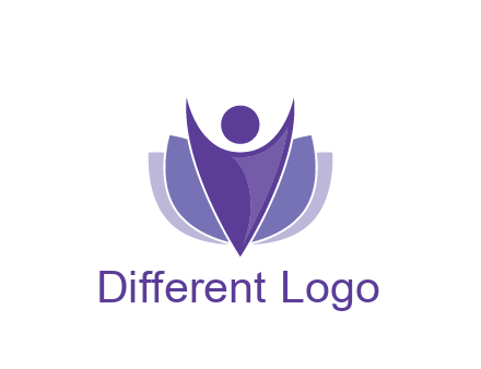 people icon with shield community logo