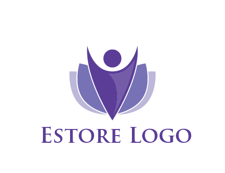 people icon with shield community logo