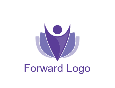 people icon with shield community logo