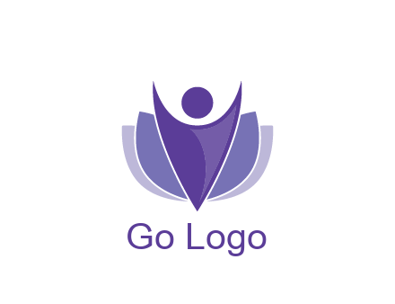 people icon with shield community logo
