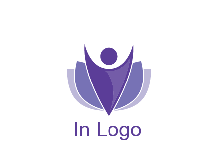 people icon with shield community logo