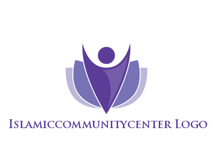 people icon with shield community logo