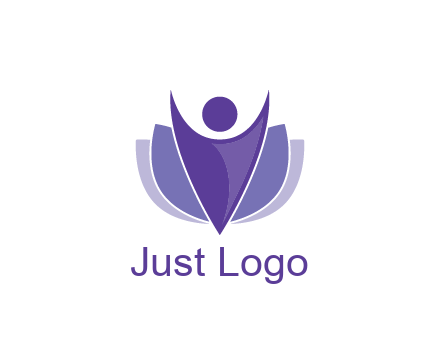 people icon with shield community logo