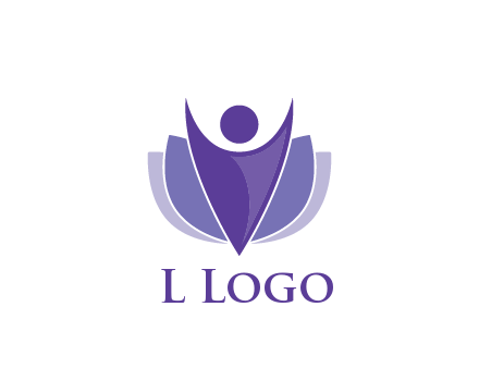 people icon with shield community logo