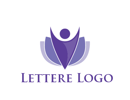people icon with shield community logo