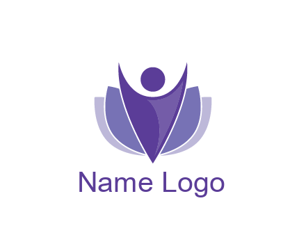 people icon with shield community logo