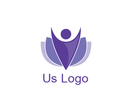 people icon with shield community logo