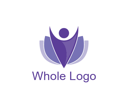 people icon with shield community logo
