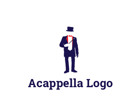 faceless magician game logo