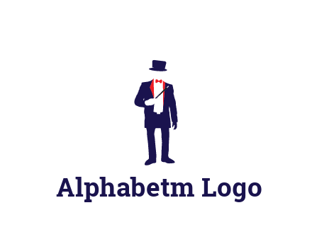 faceless magician game logo