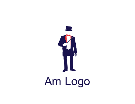 faceless magician game logo