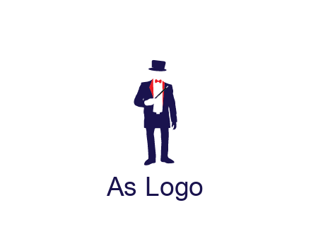 faceless magician game logo