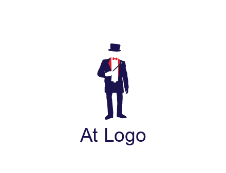 faceless magician game logo
