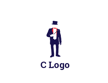 faceless magician game logo