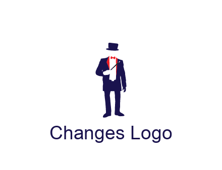 faceless magician game logo