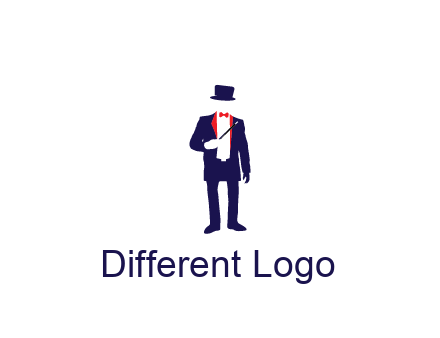 faceless magician game logo
