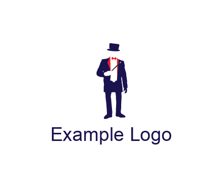faceless magician game logo