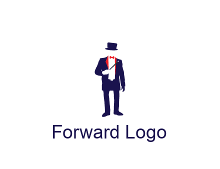 faceless magician game logo