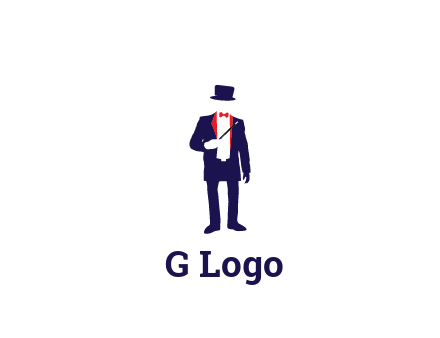 faceless magician game logo