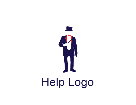 faceless magician game logo