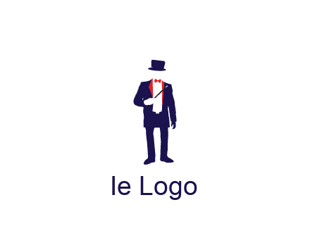 faceless magician game logo
