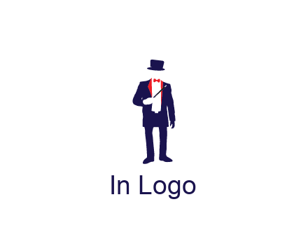 faceless magician game logo