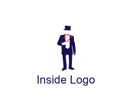 faceless magician game logo