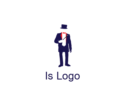 faceless magician game logo