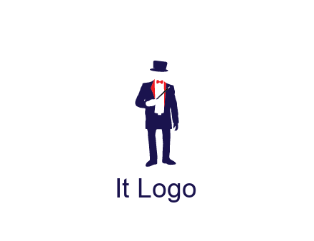 faceless magician game logo