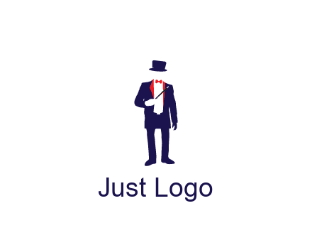 faceless magician game logo