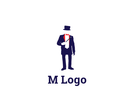 faceless magician game logo