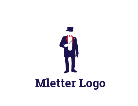 faceless magician game logo