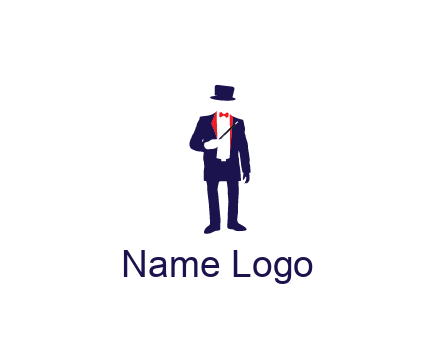 faceless magician game logo