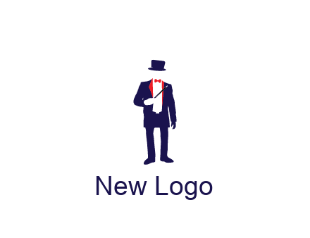 faceless magician game logo