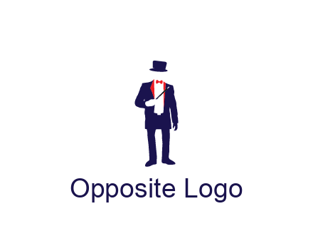 faceless magician game logo