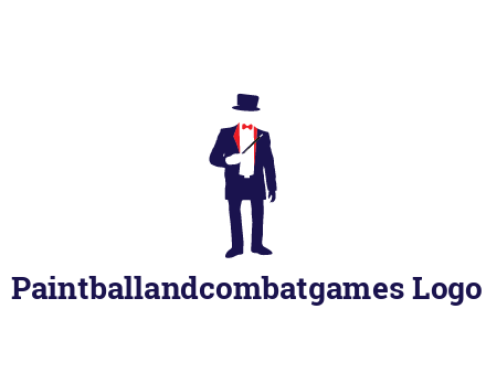 faceless magician game logo
