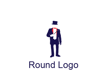 faceless magician game logo