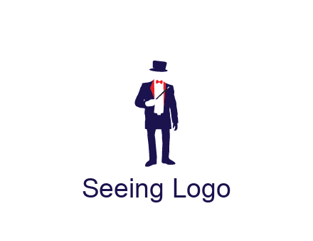 faceless magician game logo