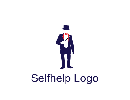 faceless magician game logo