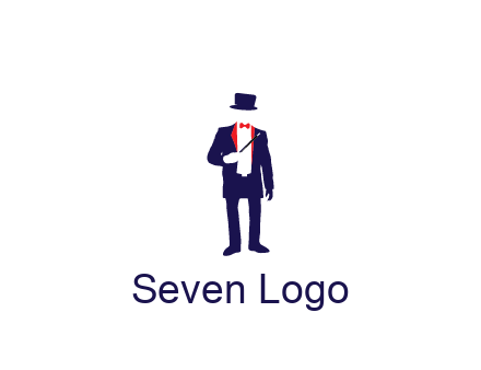 faceless magician game logo